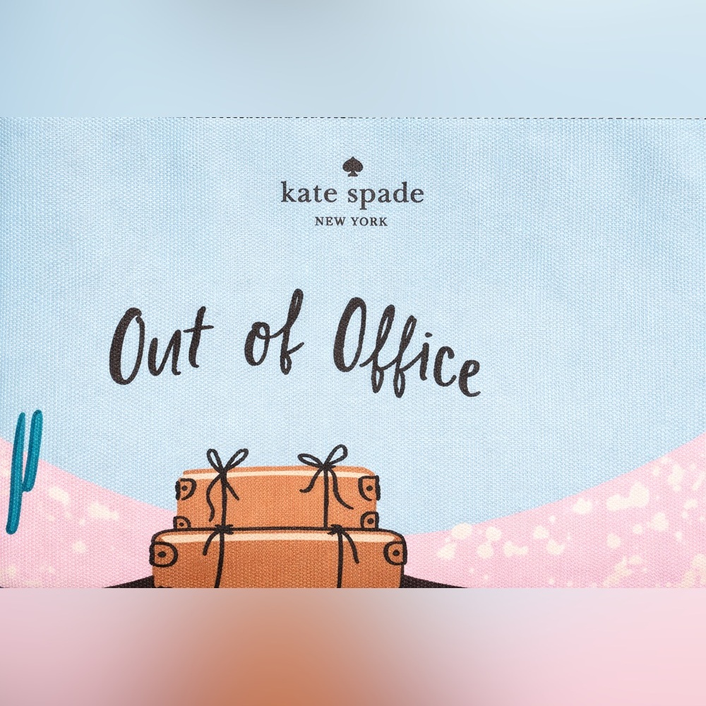 👜 Kate Spade New York “Out of Office” Desert Road Trip Tote - Picture 7 of 9